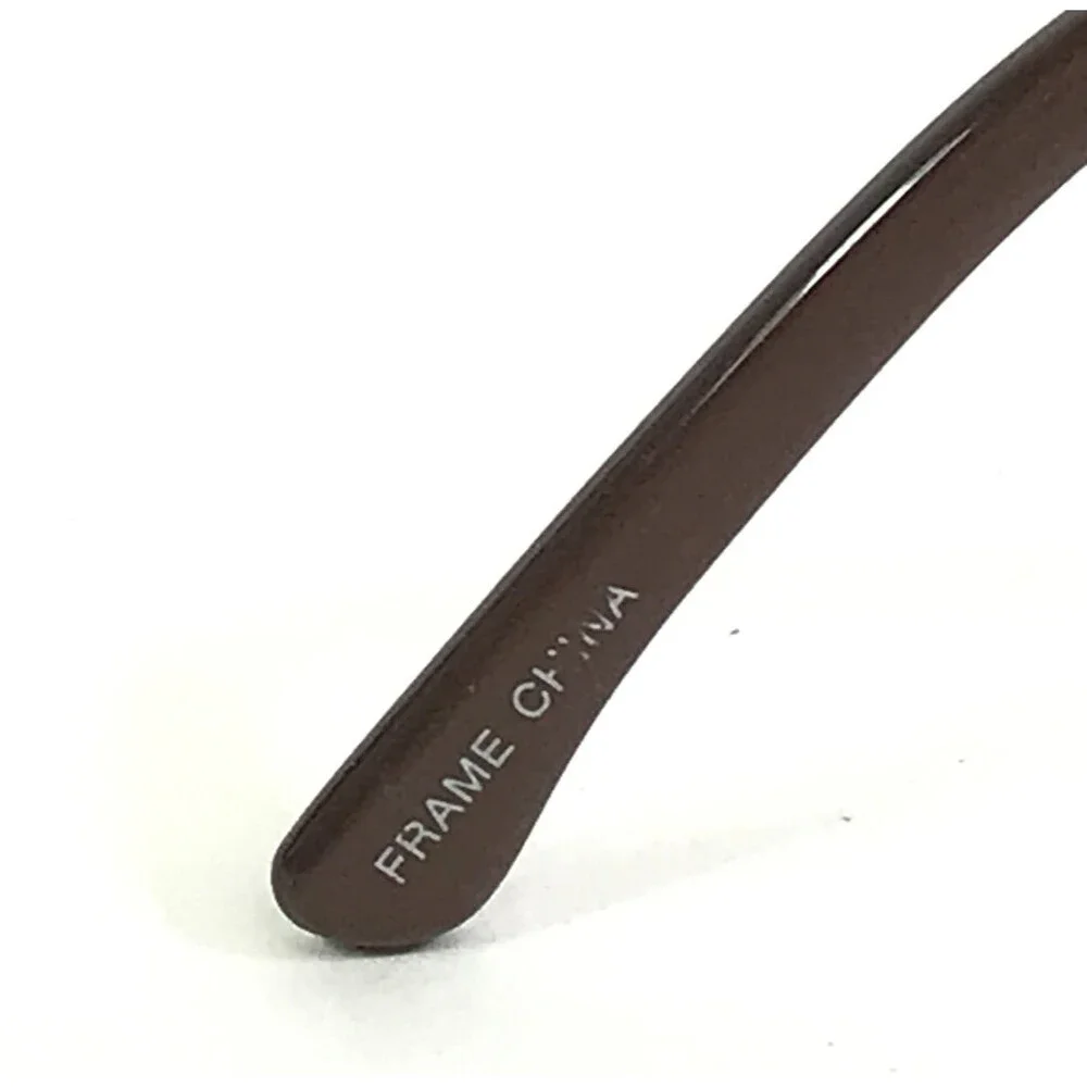 Nutmeg Collection Small Eyeglasses Frames NM#46 BRN Brown Wire Rim 50-20-140